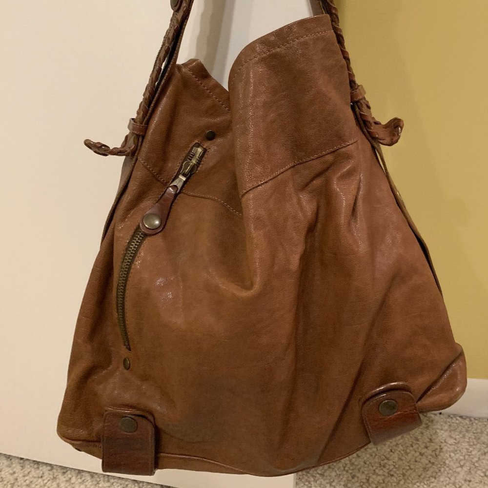 Chloe Large Brown Leather Hobo